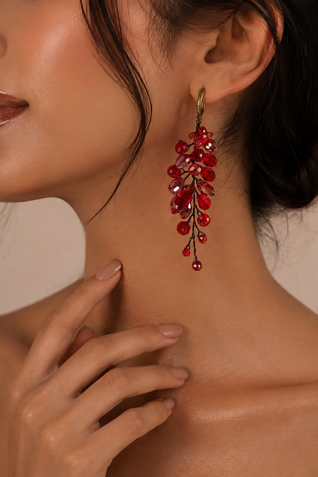 Red Wine Earrings